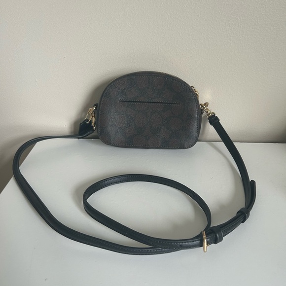 Coach Brown and Black Crossbody Bag - Picture 3 of 7